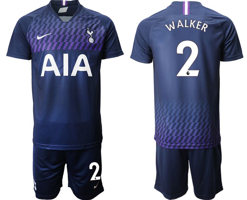 Men 2019-2020 club Tottenham Hotspur away #2 blue Soccer Jerseys->->Soccer Club Jersey